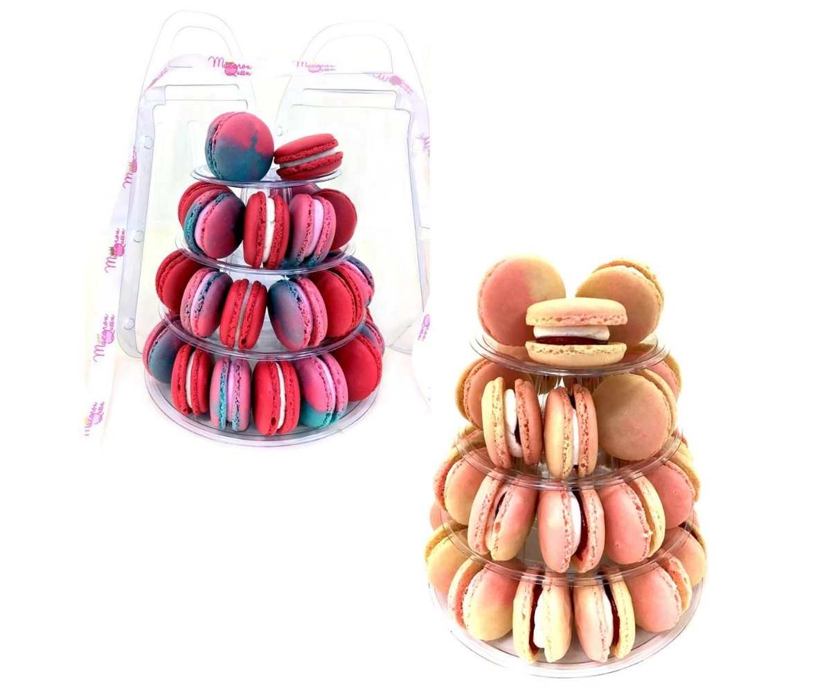 4-Tier Macaron Tower With 33 Macarons