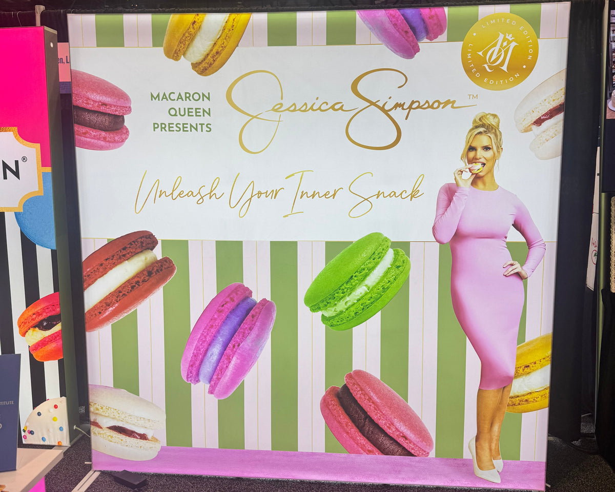 Macaron Queen Debuts Jessica Simpson Collaboration at IDDBA, Heads to Fancy Foods with a Reimagined Brand